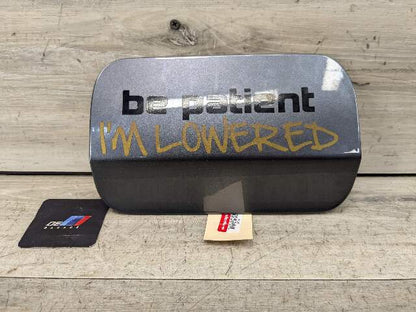 12-18 OEM BMW F30 F80 M3 Rear Fuel Gas Tank Flap Filler Lid Cover Cap Gray