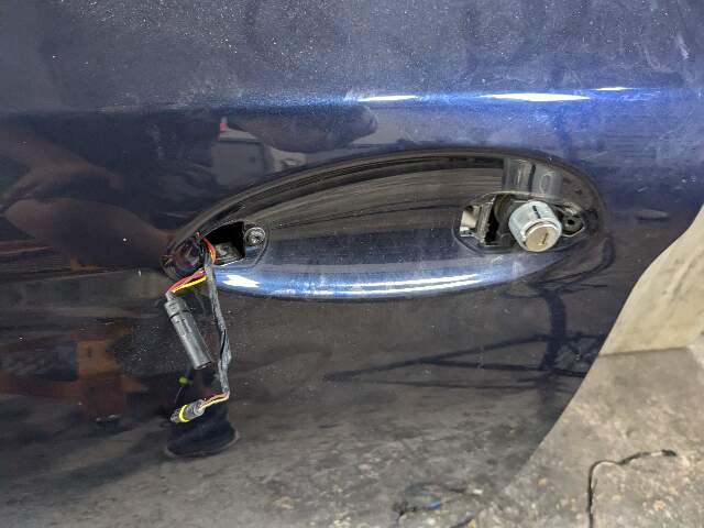 17-21 OEM BMW M5 F90 G30 530 540 550 Front Driver Aluminum Door Shell Panel Blue