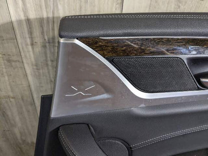 OEM BMW G01 X3 REAR Right Passenger Interior Door Panel Card Trim Cover Black