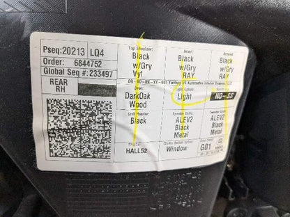 OEM BMW G01 X3 REAR Right Passenger Interior Door Panel Card Trim Cover Black