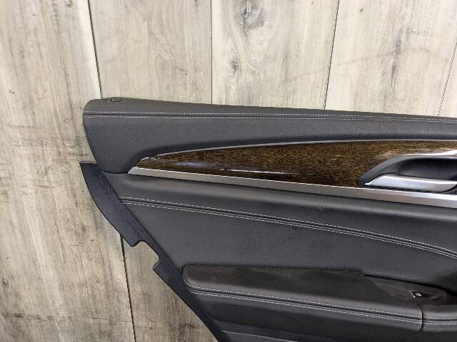 OEM BMW G01 X3 REAR Left Driver SIde Interior Door Panel Card Trim Cover Black