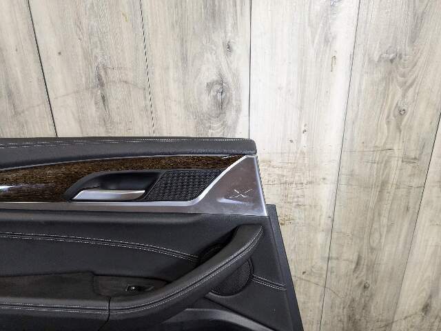 OEM BMW G01 X3 REAR Left Driver SIde Interior Door Panel Card Trim Cover Black