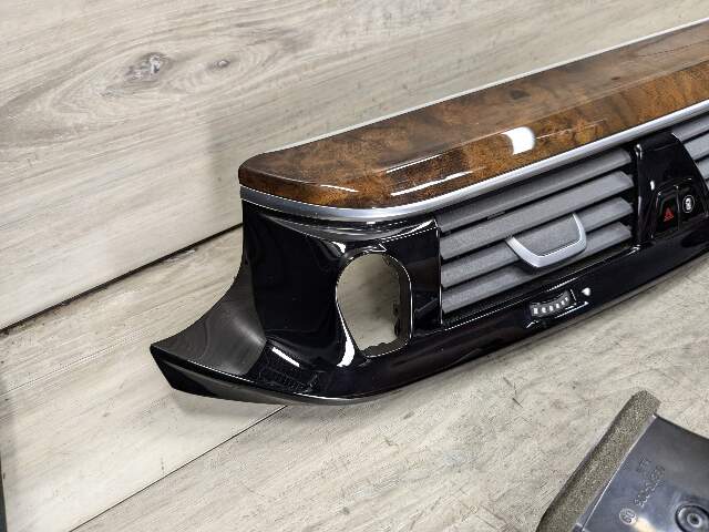 OEM BMW G30 530 540 M550 Central Console Dash Panel Fine Wood Interior Trim SET