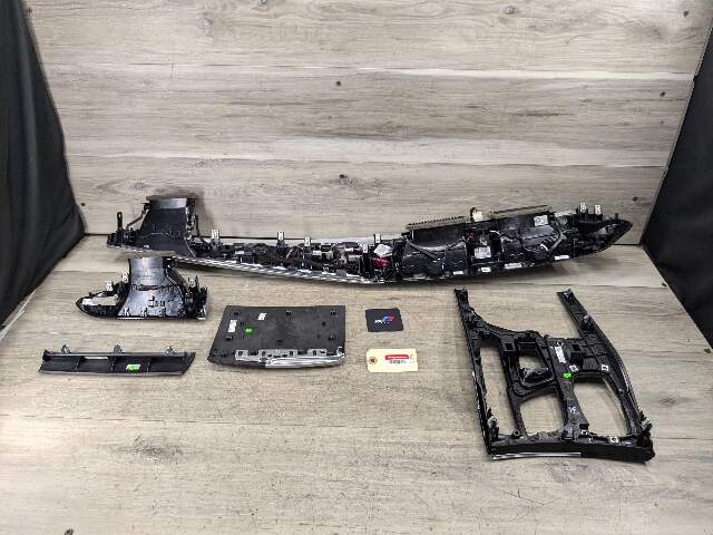 OEM BMW G30 530 540 M550 Central Console Dash Panel Fine Wood Interior Trim SET