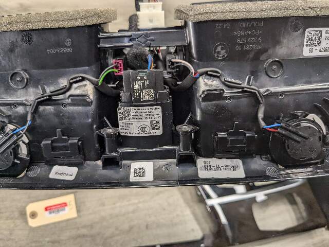 OEM BMW G30 530 540 M550 Central Console Dash Panel Fine Wood Interior Trim SET