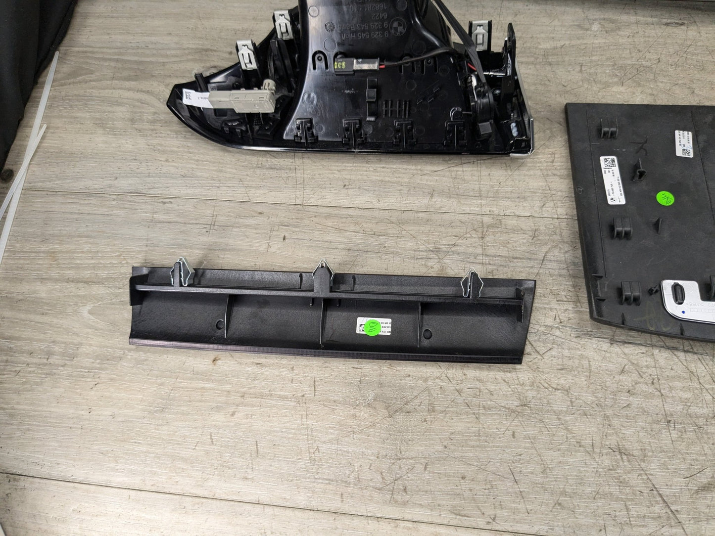 OEM BMW G30 530 540 M550 Central Console Dash Panel Fine Wood Interior Trim SET