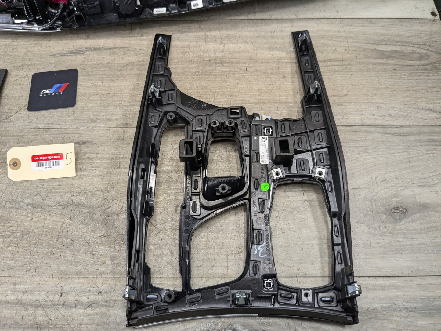 OEM BMW G30 530 540 M550 Central Console Dash Panel Fine Wood Interior Trim SET