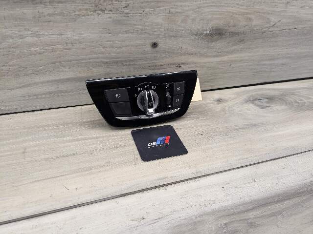 17-20 OEM BMW F90 M5 G30 G32 Headlight Switch Control Panel Light Module BLACK