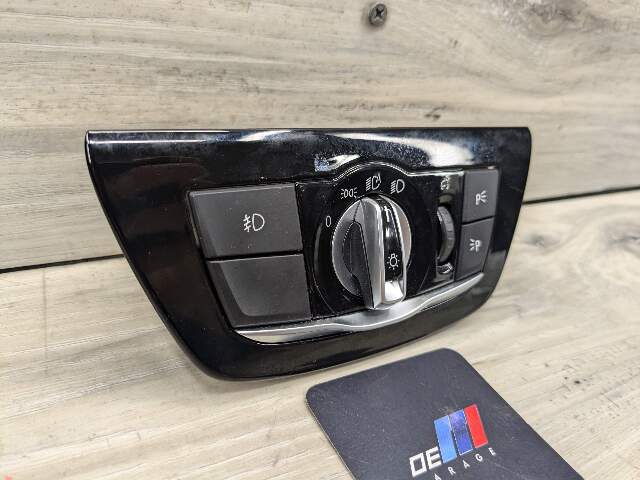 17-20 OEM BMW F90 M5 G30 G32 Headlight Switch Control Panel Light Module BLACK