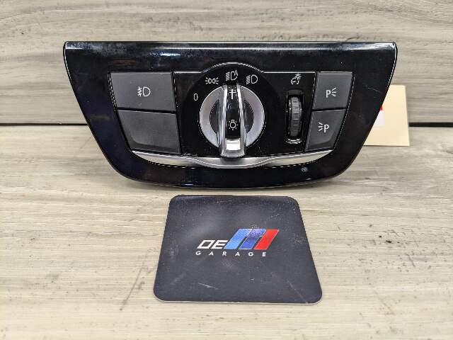 17-20 OEM BMW F90 M5 G30 G32 Headlight Switch Control Panel Light Module BLACK