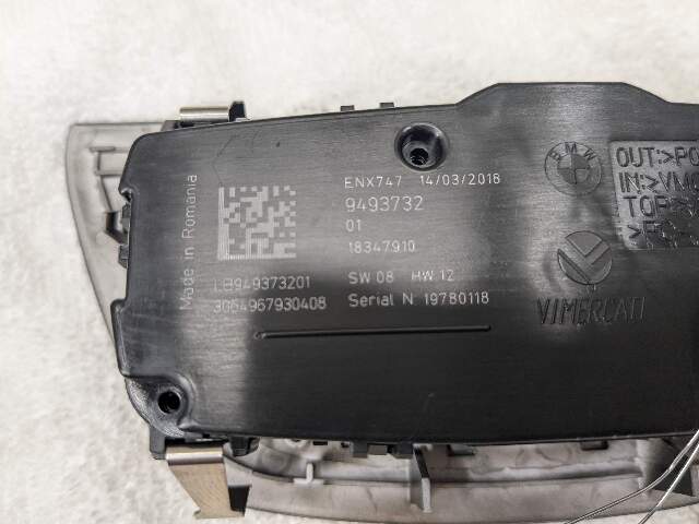 17-20 OEM BMW F90 M5 G30 G32 Headlight Switch Control Panel Light Module BLACK