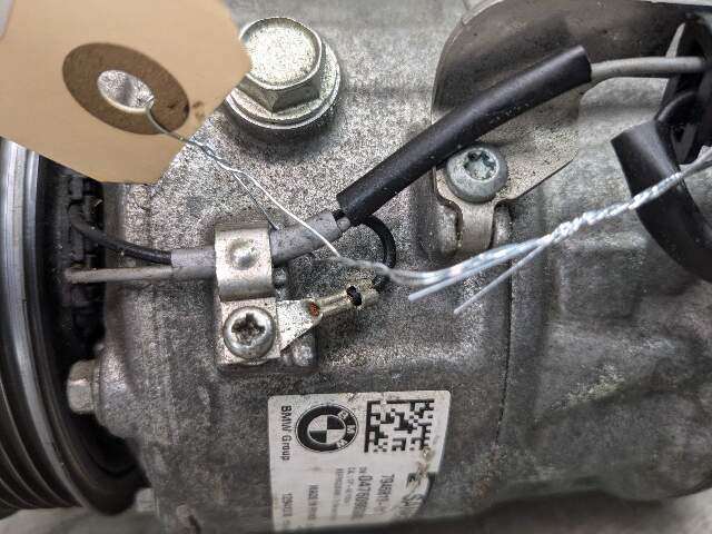 17-20 OEM BMW G30 F90 G12 X5 B58 Engine AC Compressor Clutch Pump W/ Pulley