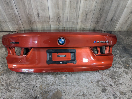 19-24 OEM BMW G20 330 M340 Rear Trunk Lid Panel Deck Shell Orange C1X *NOTE