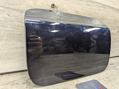 10-17 OEM BMW F10 528 535 550 Rear Fuel Gas Tank Flap Lid Cover Cap Black