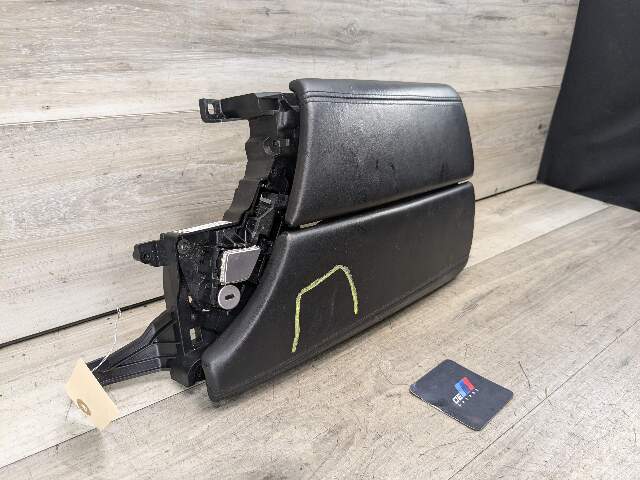 OEM BMW F10 535i 550i Center Console Storage Compartment Armrest Leather Black*