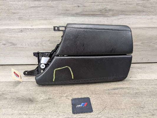 OEM BMW F10 535i 550i Center Console Storage Compartment Armrest Leather Black*