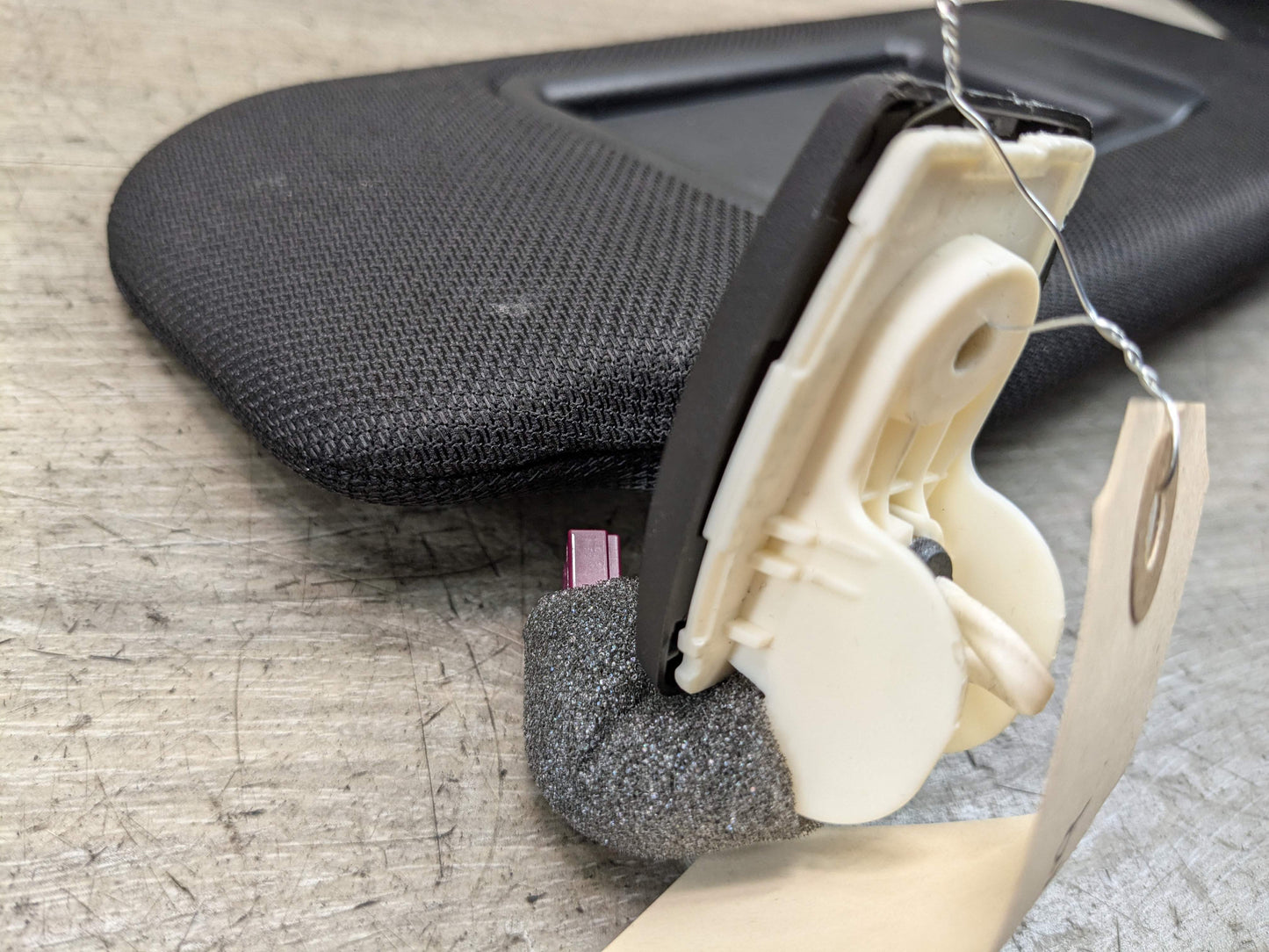 10-17 OEM BMW F10 Left Right Driver Passenger Side Sun Visor Black SET