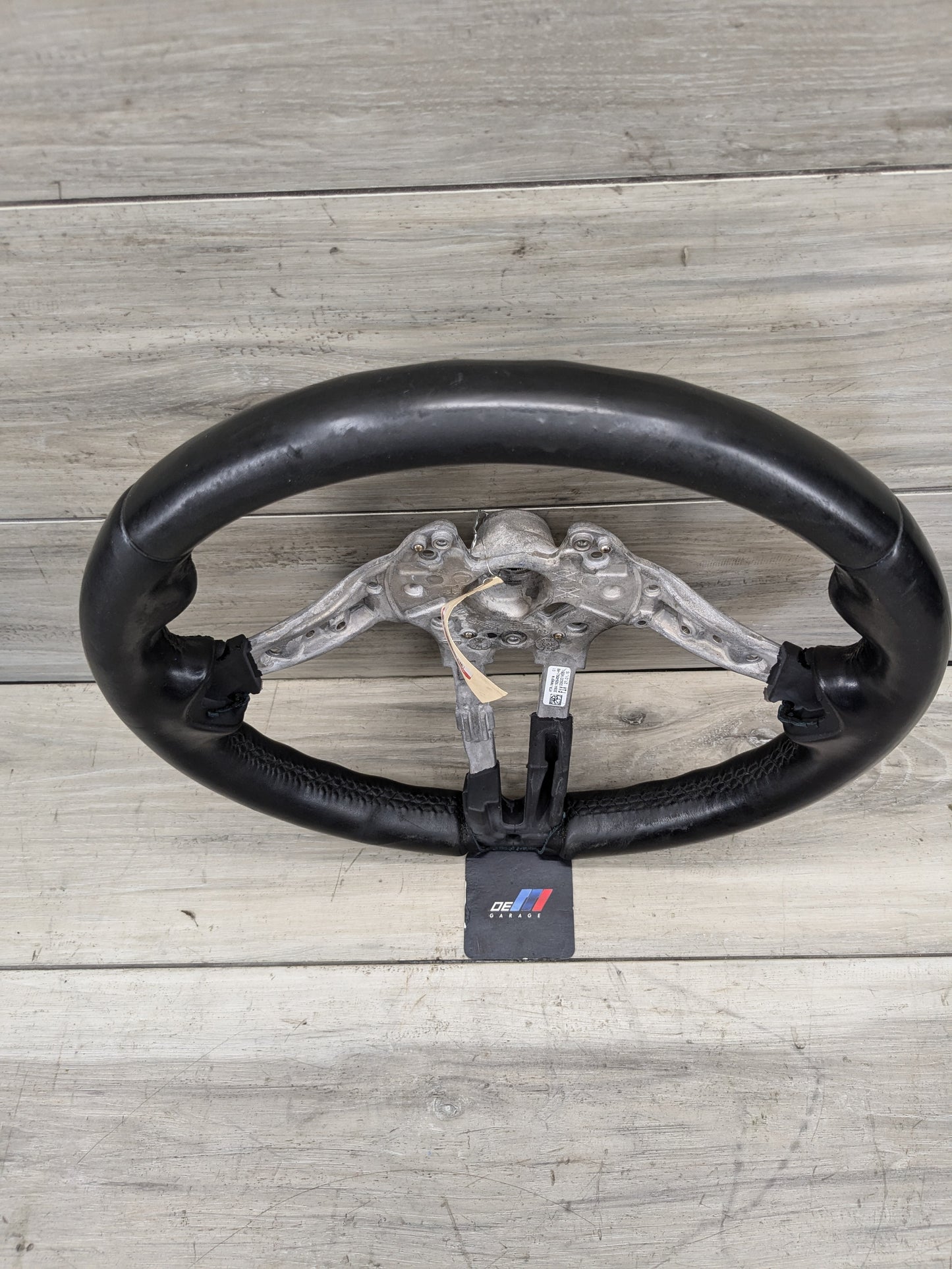 OEM BMW F32 F30 F22 F36 F33 Steering Wheel M Sport Black Leather BARE*