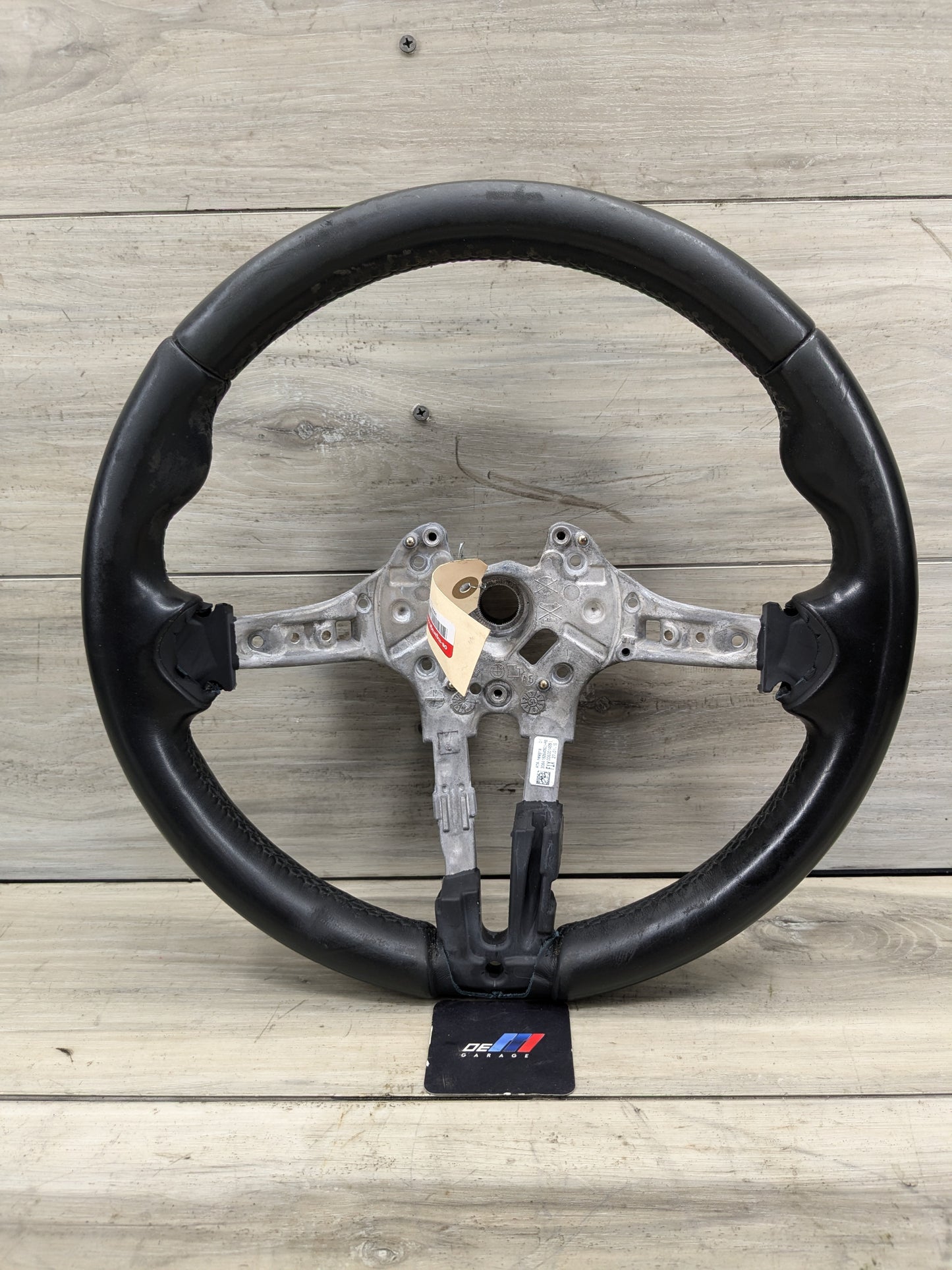 OEM BMW F32 F30 F22 F36 F33 Steering Wheel M Sport Black Leather BARE*