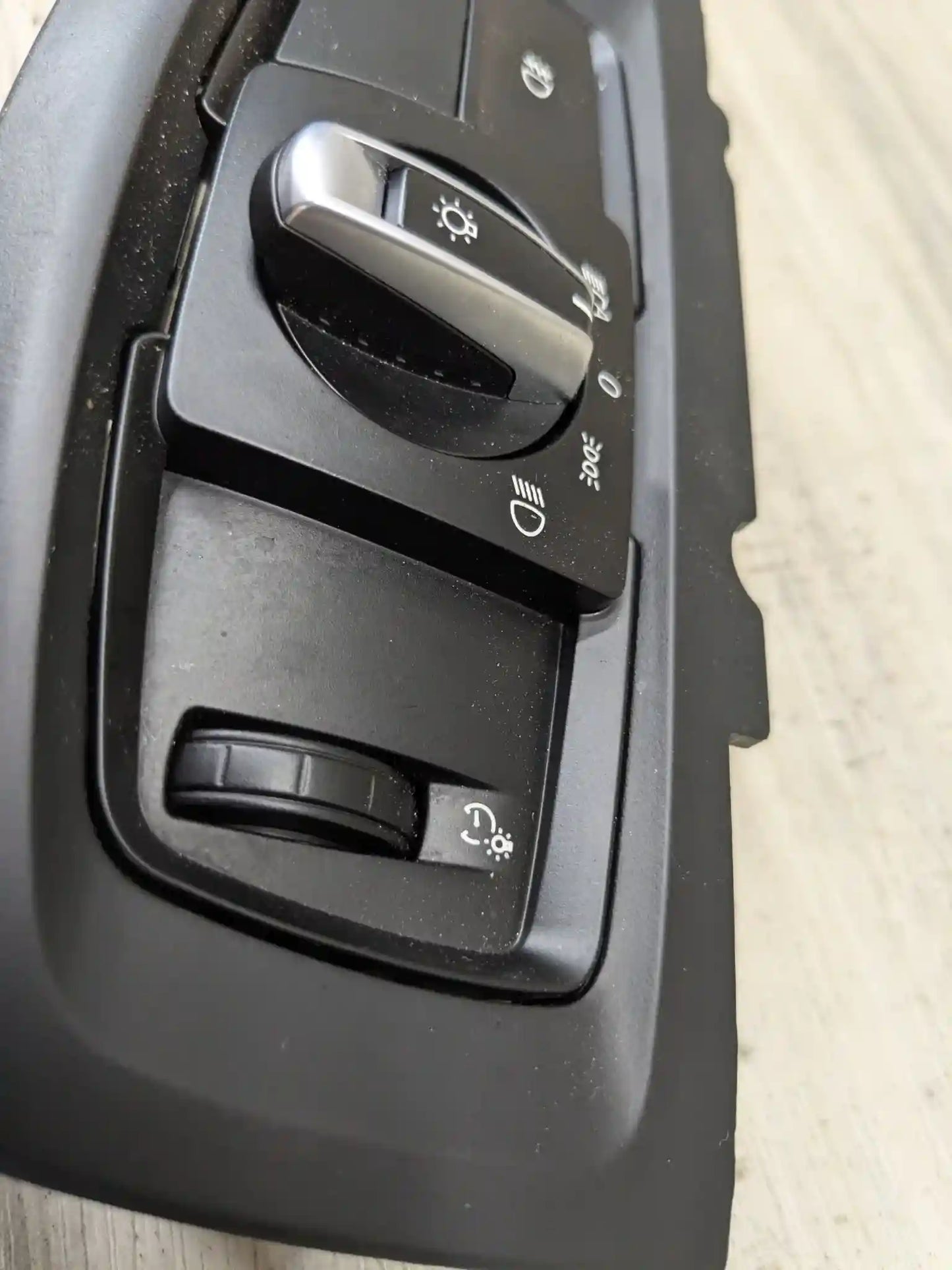 OEM BMW F15 F16 F85 F86 X5 X6 Headlight Switch Control Panel Light Module BLACK