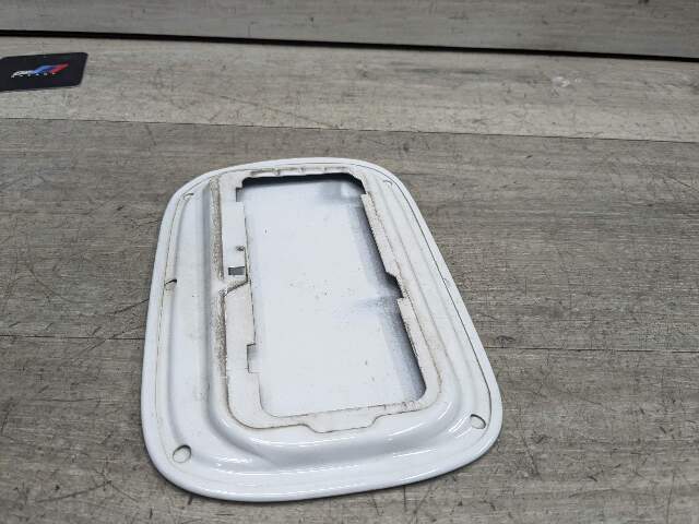 08-13 OEM BMW E82 E88 Coupe Rear Fuel Gas Tank Flap Lid Cover Cap White