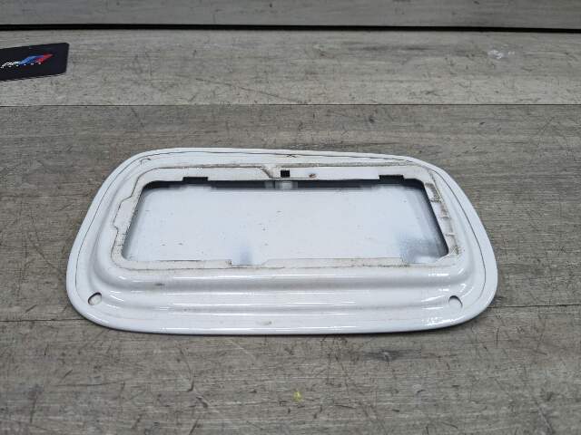 08-13 OEM BMW E82 E88 Coupe Rear Fuel Gas Tank Flap Lid Cover Cap White