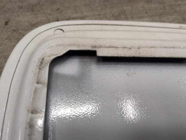 08-13 OEM BMW E82 E88 Coupe Rear Fuel Gas Tank Flap Lid Cover Cap White
