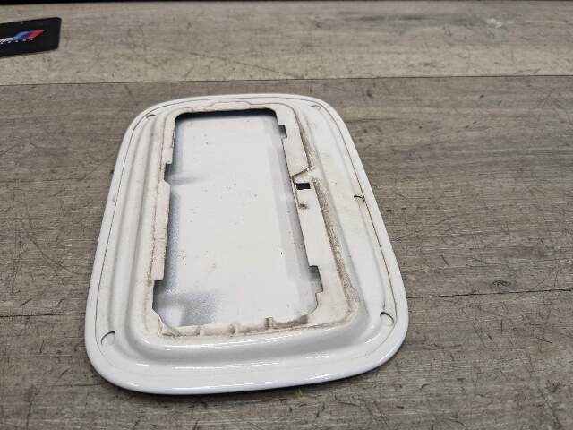 08-13 OEM BMW E82 E88 Coupe Rear Fuel Gas Tank Flap Lid Cover Cap White