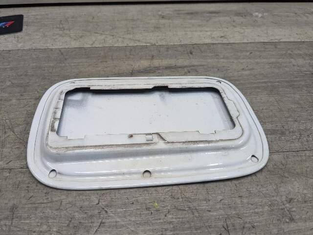 08-13 OEM BMW E82 E88 Coupe Rear Fuel Gas Tank Flap Lid Cover Cap White