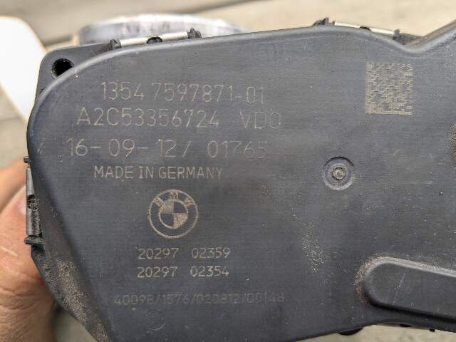 OEM BMW E90 E92 F30 F83 M Engine N55 S55 Throttle Body Valve Module Actuator