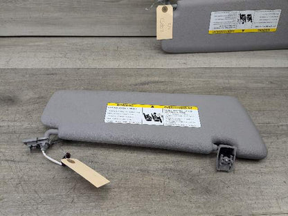 14-18 OEM BMW F15 F85 X5 Left Right Interior Sun Visor Leather Tan SET*