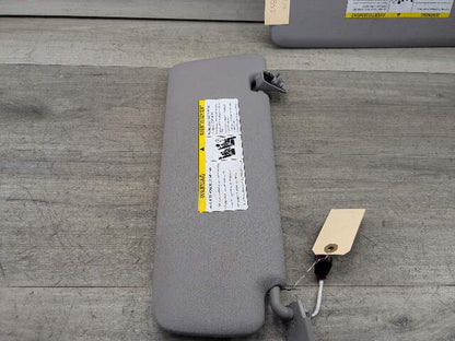 14-18 OEM BMW F15 F85 X5 Left Right Interior Sun Visor Leather Tan SET*