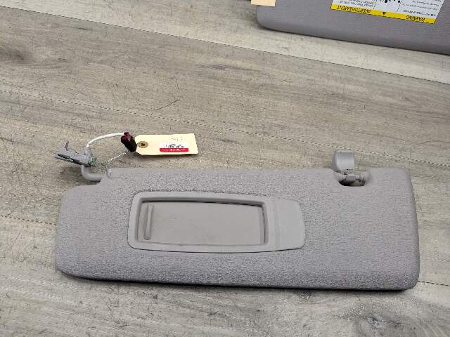 14-18 OEM BMW F15 F85 X5 Left Right Interior Sun Visor Leather Tan SET*