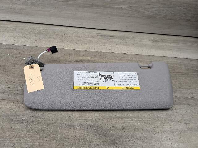14-18 OEM BMW F15 F85 X5 Left Right Interior Sun Visor Leather Tan SET*