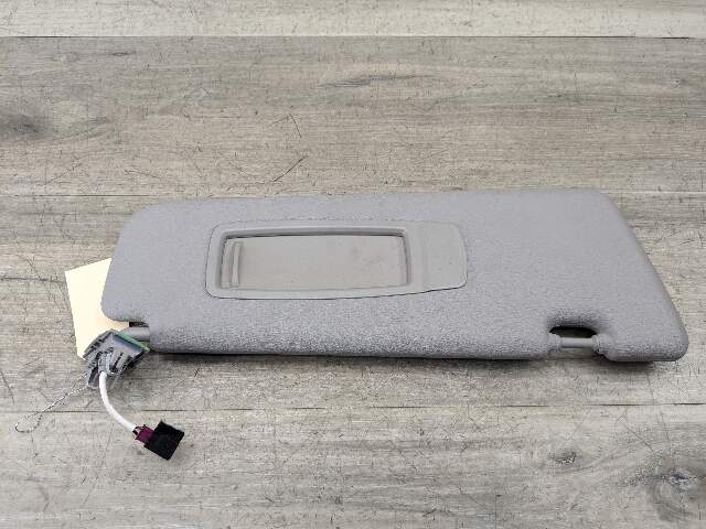14-18 OEM BMW F15 F85 X5 Left Right Interior Sun Visor Leather Tan SET*