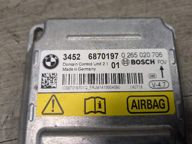 OEM BMW F15 F16 F85 F86 AirBag Air Bag SRS ICM Control Module Unit ECU Comp