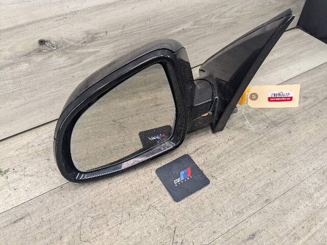 14-18 OEM BMW F15 X5 Left Driver Side Power Heated Memory Auto Dim Mirror Gray