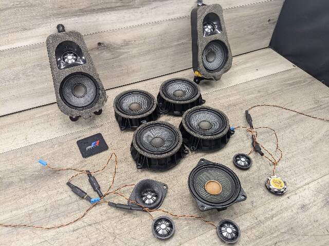 14-19 OEM BMW F15 F16 F85 F86 X5 X6 Stereo Audio Speakers Top Harman Kardon SET