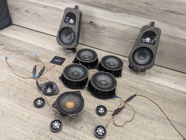 14-19 OEM BMW F15 F16 F85 F86 X5 X6 Stereo Audio Speakers Top Harman Kardon SET