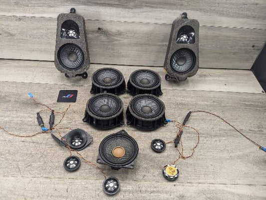 14-19 OEM BMW F15 F16 F85 F86 X5 X6 Stereo Audio Speakers Top Harman Kardon SET