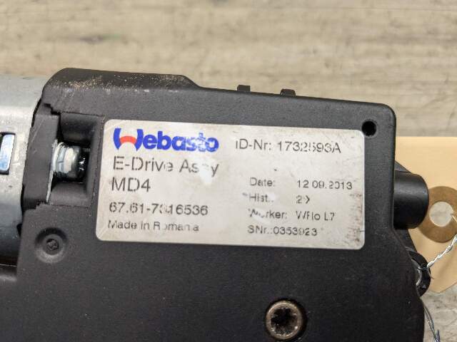 OEM BMW F06 F82 F80 F13 F01 F10 M2 M3 M4 M6 Upper Sunroof Moon Roof Motor Unit