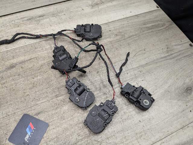 18-23 OEM BMW X3 G01 A/C Heater Flap Door Actuator Wire Wiring Harness Set Of 8