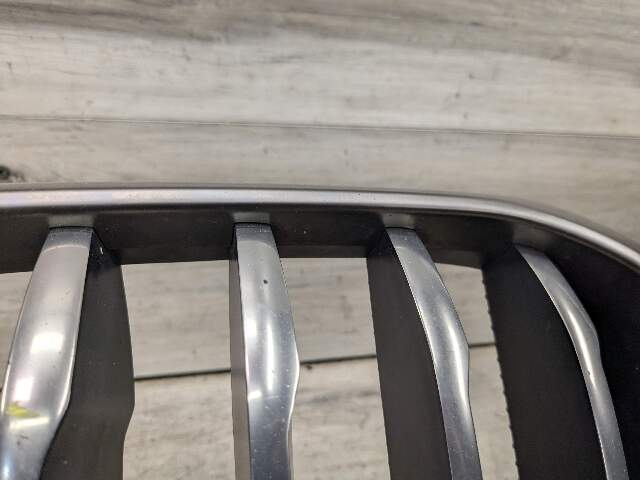 OEM BMW G01 G02 X3 X4 M40 Front Left Driver Upper Bumper Kidney Grill Chrome
