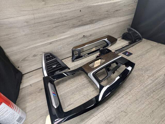 OEM BMW G01 X3 Wood Center Console Dash Panel Interior Trim SET
