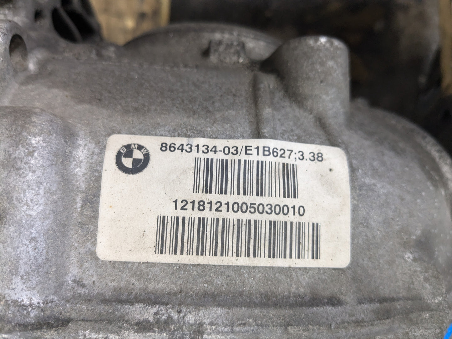 OEM BMW G01 G02 X3 X4 xDrive AWD Rear Differential Axle Gearbox Carrier 3.38 73k