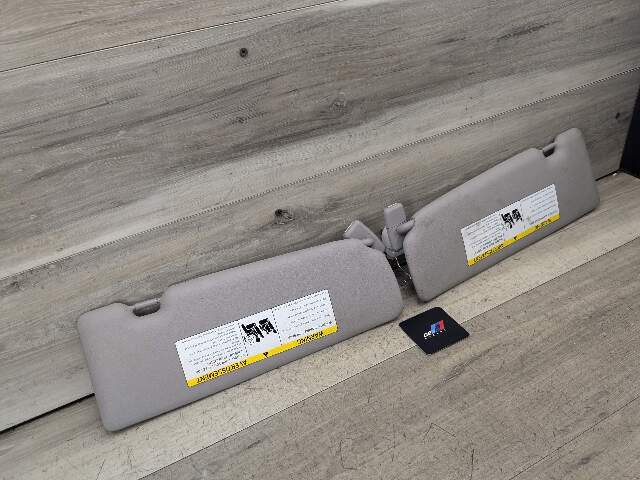 14-20 OEM BMW F22 228 230 M235 M2 Interior Sun Visor Leather Greay Pair SET