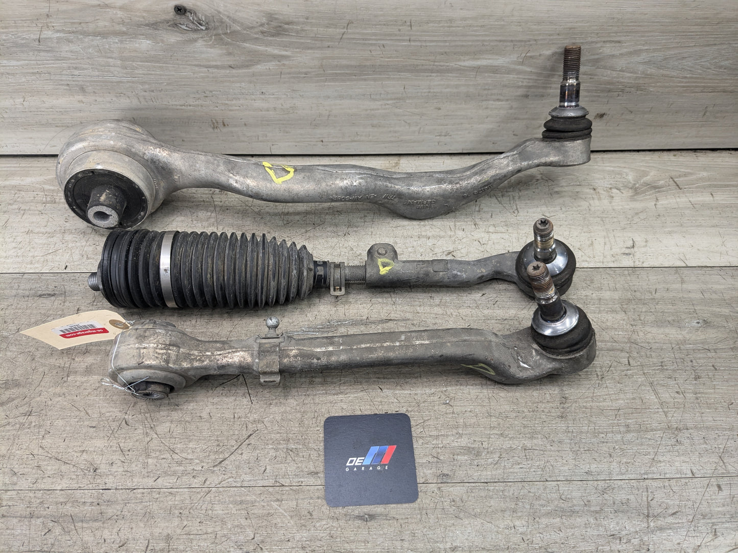 14-20 OEM BMW F22 F30 F32 RWD Front Left Upper Lower Control Arm Tie Rod SET