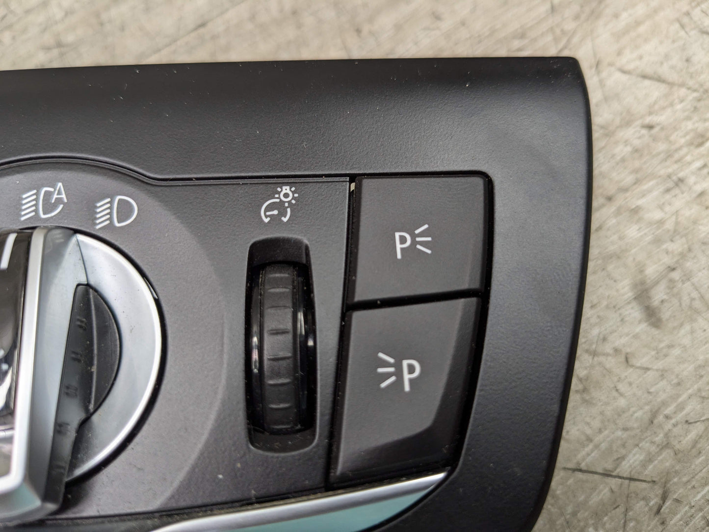 OEM BMW G01 G02 F97 F98 X3 X4 Headlight Switch Control Panel Light Module BLACK