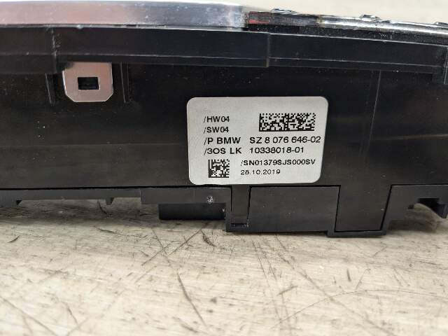 OEM BMW F97 F98 X3M X4M M Sport Comfort Operating Unit Center Console Switch