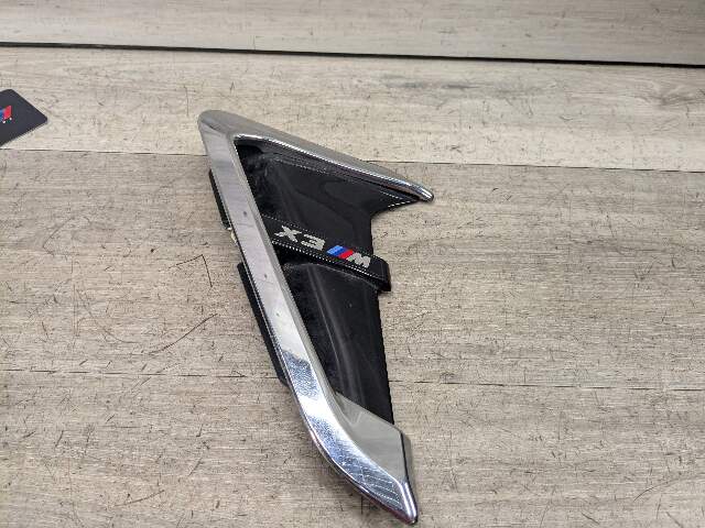OEM BMW F97 X3M Left Driver Fender Grille Grill Vent Trim Air Duct Cover